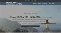Desktop Screenshot of mymiscarriagematters.org